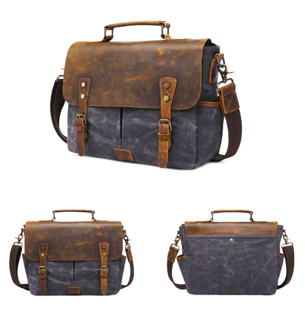 Maletín Vintage Canvas Clásico