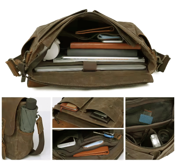 Maletín Vintage Canvas Clásico