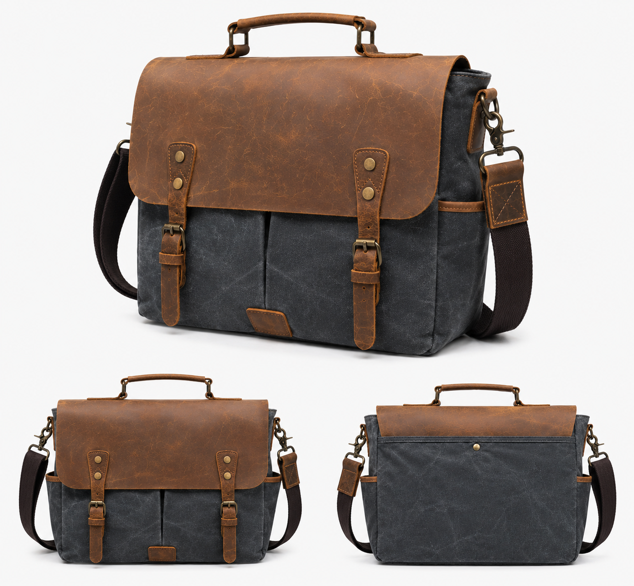 Maletín Vintage Canvas Clásico